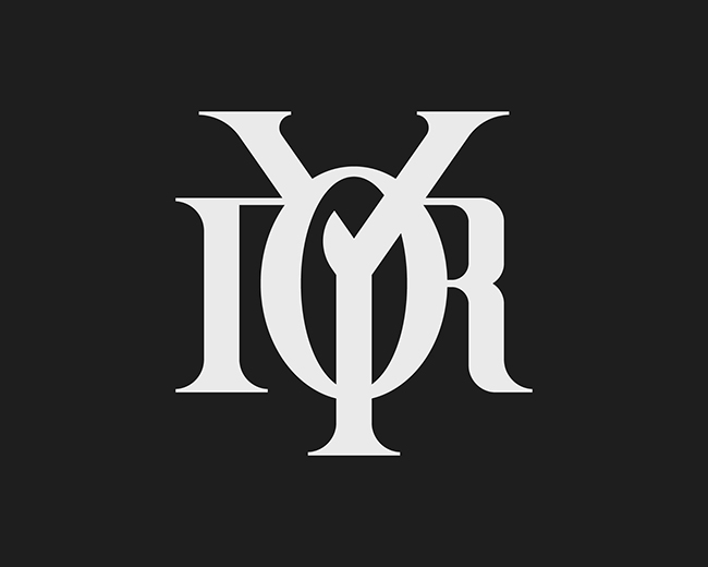 RYO monogram logo design