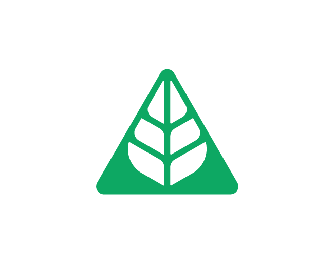 Leaf Triangle Logo For Sale