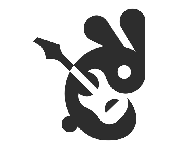 Bunny guitarist logo for sale