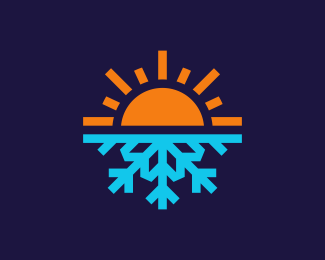 Sunflake Logo Design
