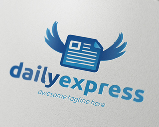 Daily Express Logo Template