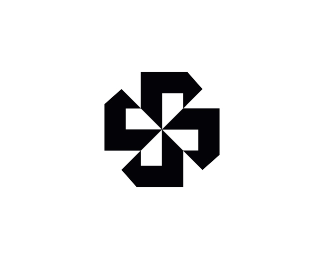 Geometric Healthtech Cross Logo