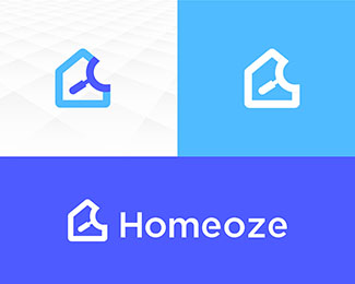 Homeoze, Real Estate Logo Design