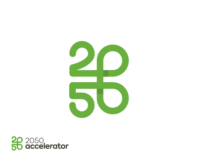 2050 Accelerator logo design