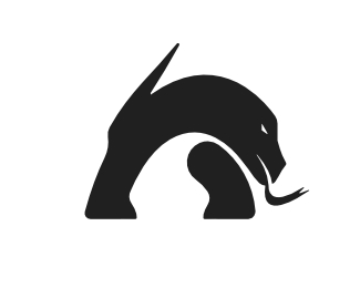 Powerful Komodo Dragon Logo