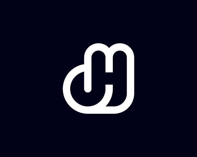 Modern JH Monogram Logo