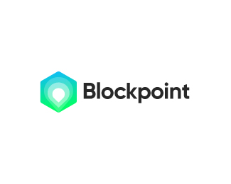 Blockchain Logo - Cryptocurrency Logo - Pin Point 