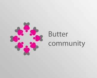 Butter Community Campaign Logo Concept