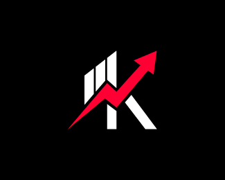 Letter K Finance Logo Design