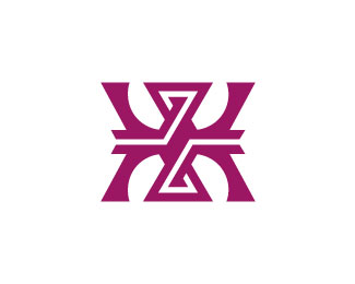 Elegant Hourglass X Logo