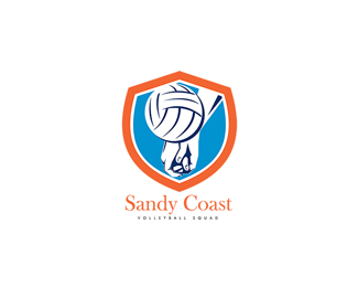 Sandy Coast Volleyball Logo