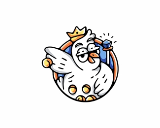 Chicken Coin King Logo