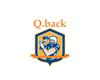 Q Back American Football Training Logo