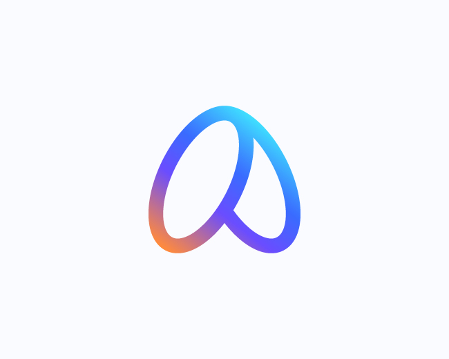 A + Coin Monogram Logo