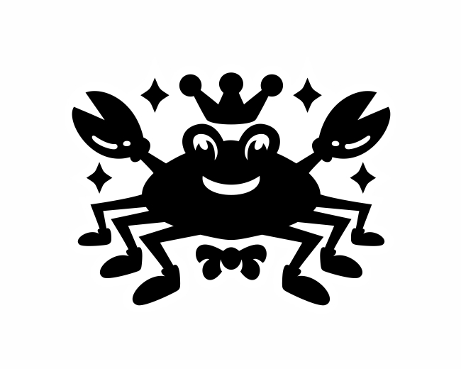 King Crab Bow Tie Logo