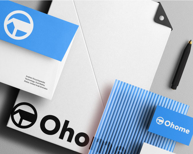Ohome - Logo and brand identity for a real estate