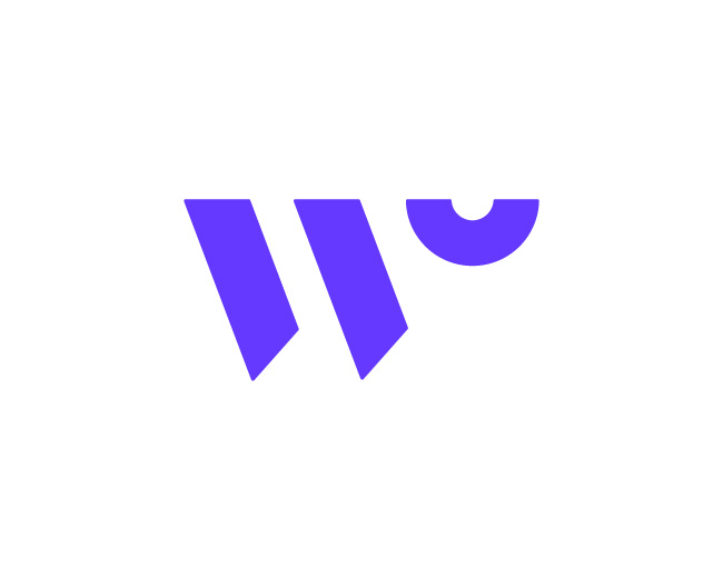 W Letter Smile Logo // For Sale