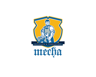 Mecha Mechanics and Fabricators Logo