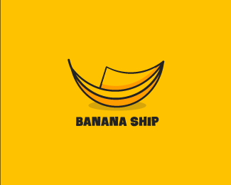 Banana Ship logo design
