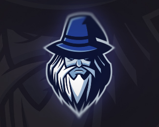 Dark Wizard Mascot Logo Design