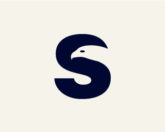 Letter S Eagle Logo