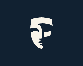 Face Letter F Logo