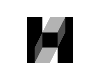 NH Or HN Letter Logo