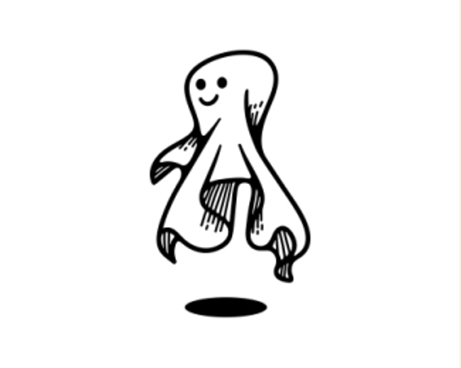 Flying Cloth Ghost Logo