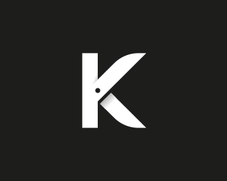 Scissor K letter (for sale)