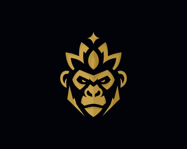 Lotus Crown Gorilla Logo