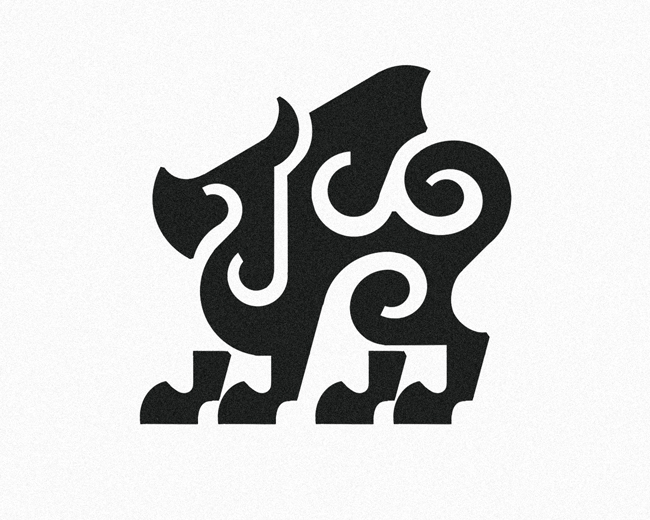 Mythical Dragon Creature  logomark design