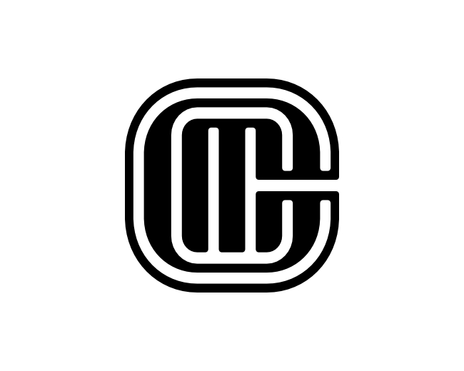 Letter CM Initial MC Monogram Logo