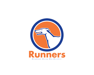 Runners Greyhound Dog Breeders Logo