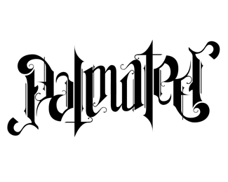 Palmateer ambigram