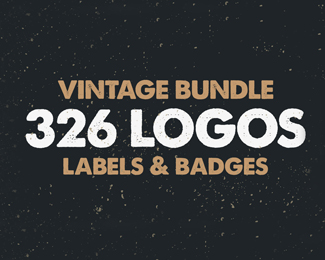 MegaBundle 326 Logos Badges and Labels