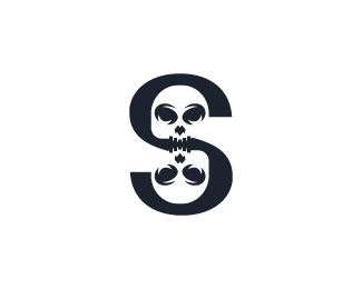 Skull Letter S Logo