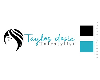 Taylore Dosie Hairstylist Logo Design