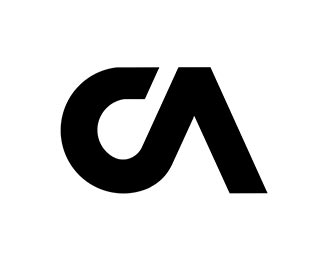 C A monogram logo design