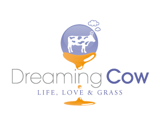 Logopond Logo Brand Identity Inspiration Dreaming Cow