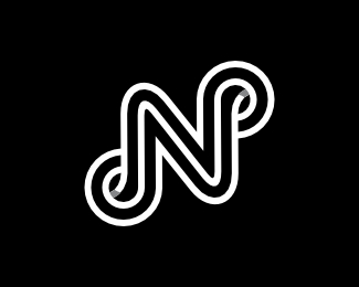 Line N Letter Logo