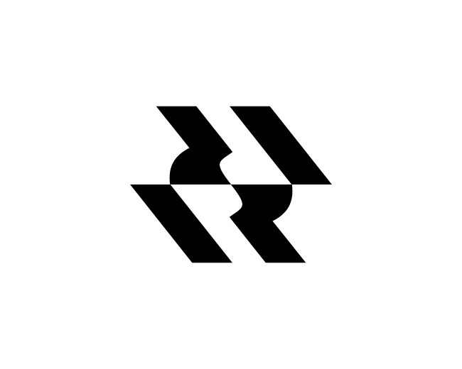 Letter R Run Logo