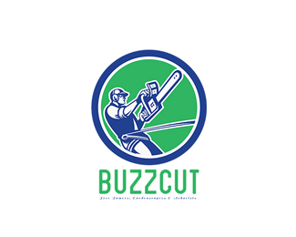 BuzzCut Gardenscapers Arborists Logo