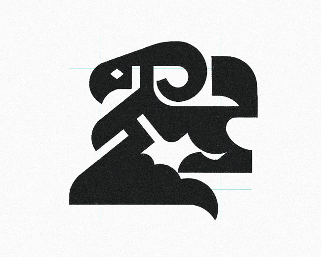 Legendary Gryphon logo design