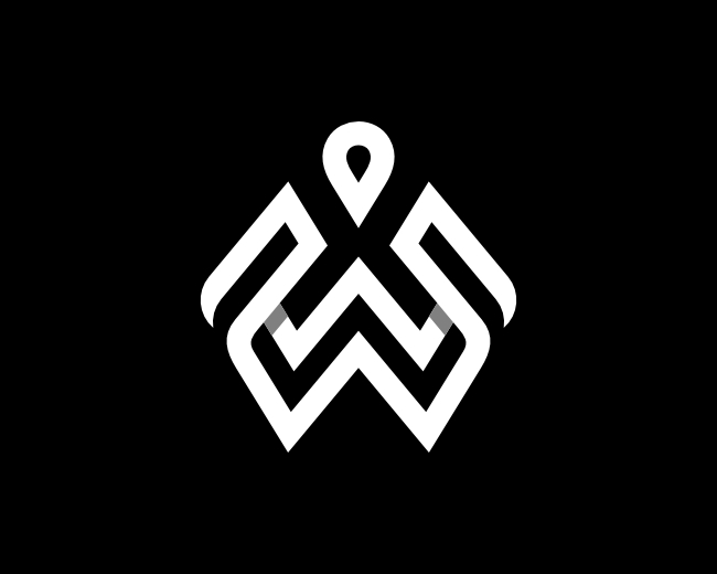 W Or M Pin Logo