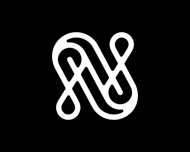 Letter N Infinity Logo