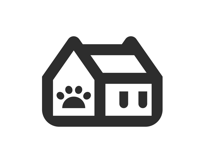 Little kitty house logo for sale