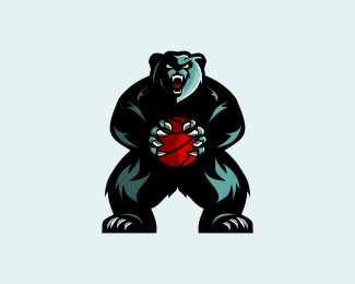 Bear basketball logo
