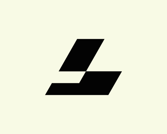 Geometric L Logo Design // For Sale