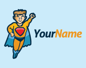 Superhero Character Mascot Logo Design