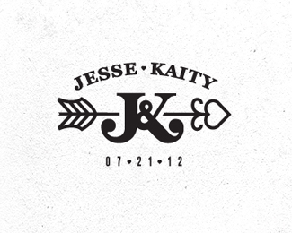 Jesse & Kaity wedding monogram